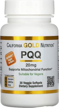  PQQ, 20 mg, 30 Veggie Softgels